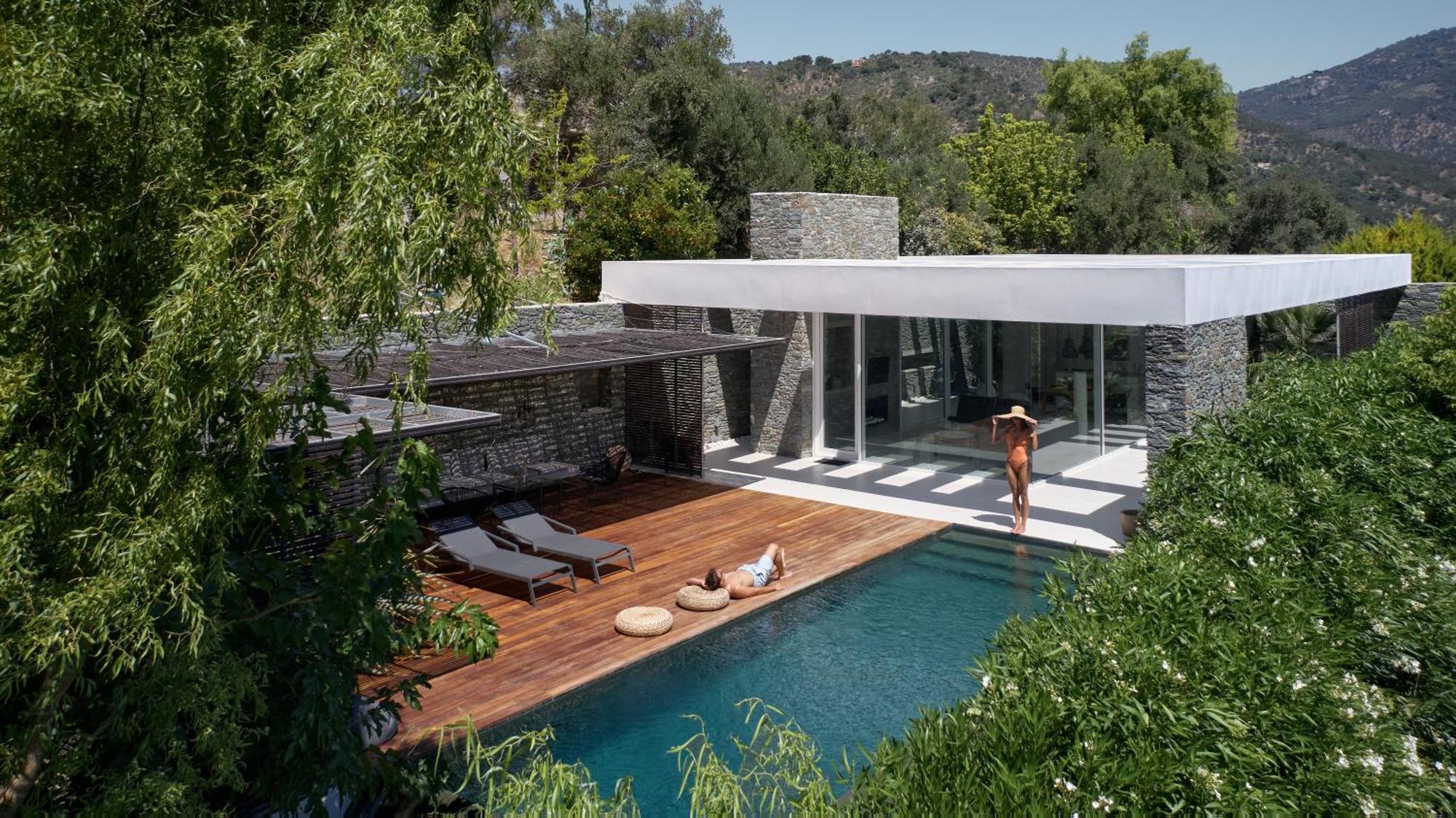 A - Luxury Villas Plomari Ngoại thất bức ảnh